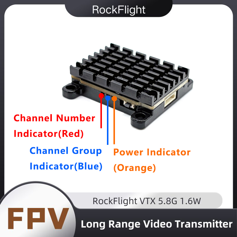 RockFlight TX663 VTX 5.8G 48CH - đánh giá và giá Drone Frame
