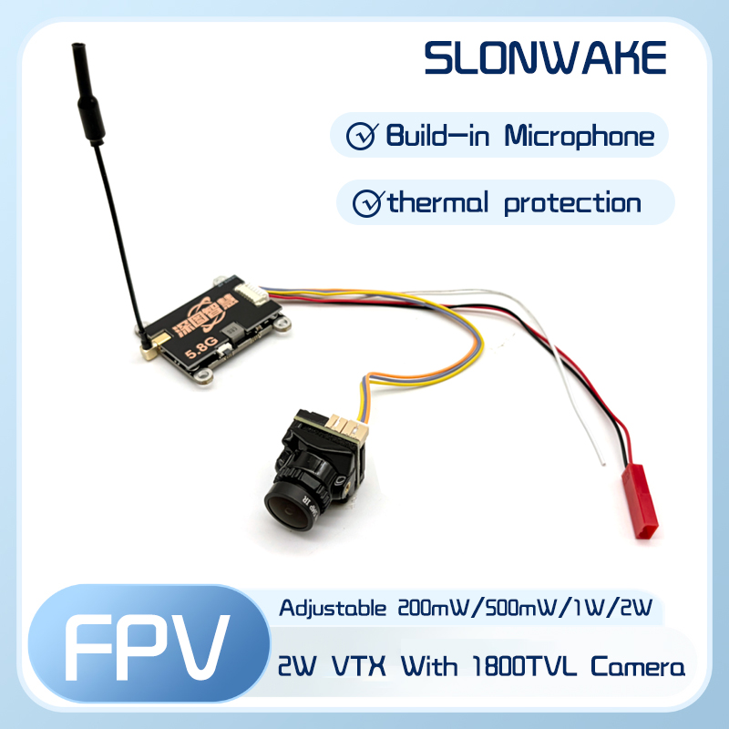 SLONWAKE 5.8G 56CH 2W transmit - đánh giá và giá Drone Frame