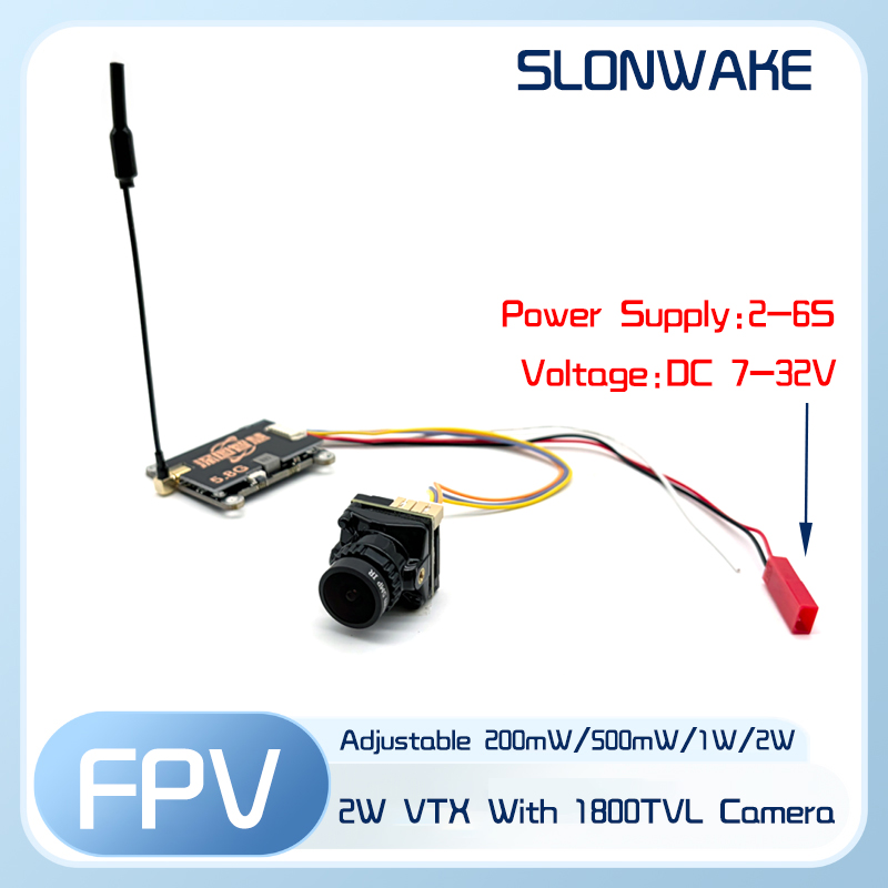 SLONWAKE 5.8G 56CH 2W transmit - đánh giá và giá Drone Frame