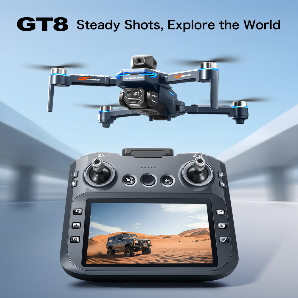 GT8 Max Foldable Drone 8K HD P - đánh giá và giá Drone Gps Module