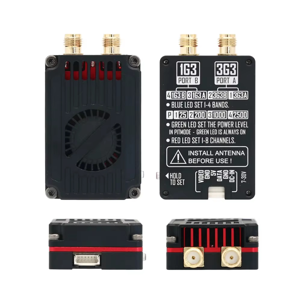 Rushfpv Rush 1.3G/3.3G 4W 7-30 - đánh giá và giá Drone Transmitter